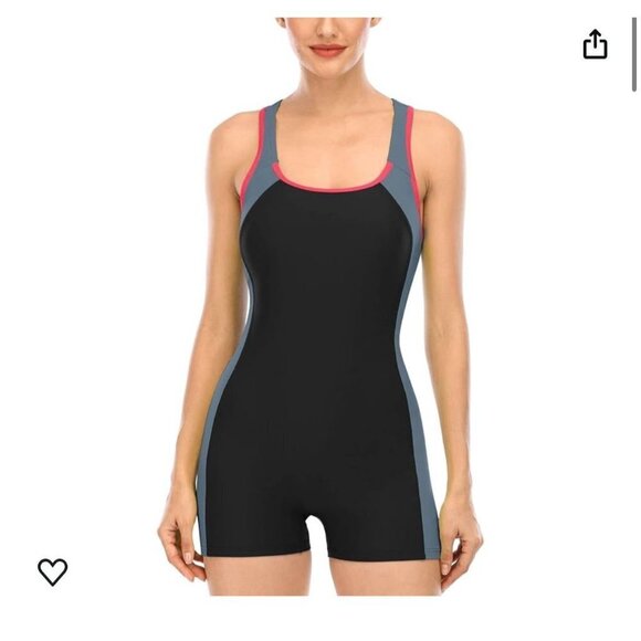 New Womens Size S One- Piece Tummy-Control Tankini Swimsuits - Picture 7 of 7